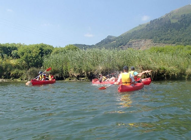 navegando por las marismas